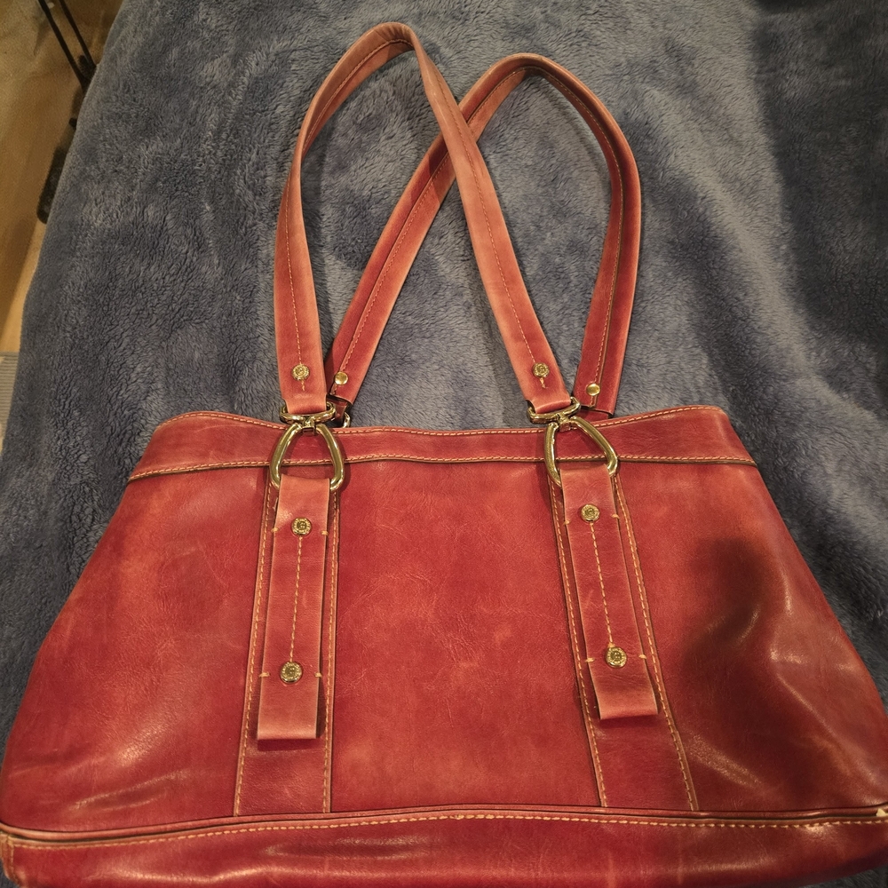 Liz Claiborne Red Shoulder Bag